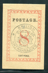 Madagascar (British): Sc.#52 * LH, XF, sf., SCARCE!  Scott #52, Value ...