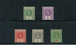 GILBERT &amp; ELLICE ISL.: Sc.#27-31 * Set of 5, VF, LH, FRESH!  ...