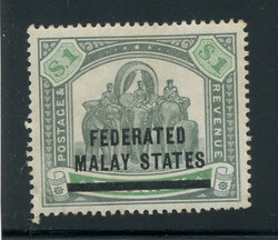 MALAYA: Sc.#11 * XF, OG, CHOICE!  Scott #11, Value $210