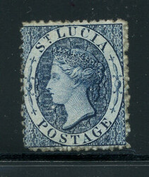 ST. LUCIA: Sc.#5 * CHOICE, VF, LH, SCARCE! Scott #5, Value $140