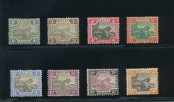 MALAYA: Sc.#26-33  *  Set, VF, OG, CHOICE!  Scott #26-33, Value $535 ...