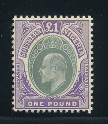 SOUTH. NIGERIA: Sc.#20 ** VF, NH, CHOICE! Scott #20, Value $475.00