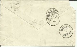 US postage due Sc#J3(x3) #J1 Solano Cal 1881 unpaid from Andeeslof ...