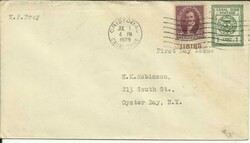 Canal Zone Panama - postal envelope Sc#U8 uprated Sc#109a(wet ...