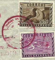 Ecuador Galapagos Islands Sc#L1(x2),#LC2 ISLA SAN CRISTOBAL ...