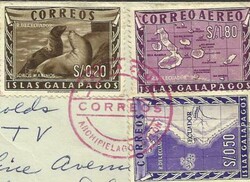 Ecuador Galapagos Islands Sc#L1,#LC2,#L2 SANTA CRUZ, commercial ...