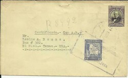 Bolivia Postal Envelope HG:B9 uprated Sc#225 La Paz 7/MAYO/1936 ...