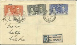 British Honduras SG#147-149 Coronation Issue complete set Belize ...