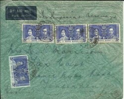 Hong Kong CHINA SG#139(x4) Coronation Issue-High Value Victoria ...
