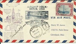 US President Hoover AUTOGRAPH - GOODYEAR AIRSHIP-Airplane Mail ...