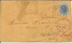 Italy Sc#70 TRANSATLANTIC, Canneto-LIPARI(Island)-Small Village- ...