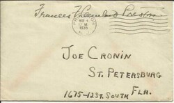 US PRESIDENT WIDOW FREE FRANK Francis CLEVELAND Preston Princeton N.J ...