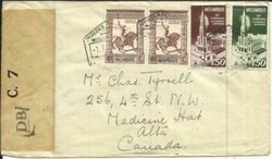 Mozambique Sc#277(x2)#293,#294 Lourenco Marques 7/3/45 WWII Censor to ...