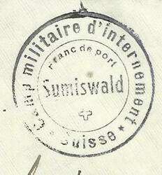 Prisoner of War Switzerland WWII INTERNMENT - Hotel Baren Sumiswald ...