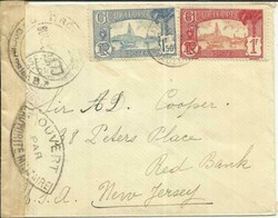 Guadeloupe Sc#127,#120 Basse-Terre 21/MARS/41 WWII Censor to USA via ...
