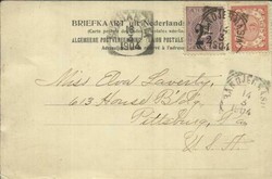 Netherlands Indies Sc#47,#44 Bandjermasin(squared circle)14/3/1904 ...