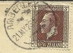 New Zealand SG#440,#438 AMBELEY 21/MY/23 Registered commercial use to ...