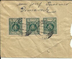 Poland Sc#219(x3) Jasienica k.Brzozowa 26/V/24 to USA, Hungarian ...