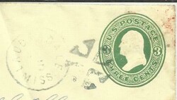 Mississippi Lauderdale (Lauderdale Co)Fancy Cancel-cut cork, Scarce, ...