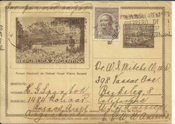 Argentina Illustrated Postalcard HG:69 uprated Sc#420 Buenos Aires ...