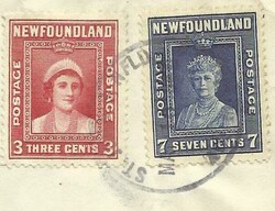 Newfoundland SG#278,#281-cat,25pounds- MAY/10/1947, St John''s - ...