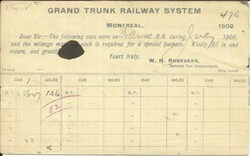 Canada RAILWAY PICTORIAL Postalcard HG:PC2 Montreal AUG/24/1900 FLAG ...
