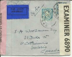 Ireland SG#122,#116 4/IV/41 DUAL WWII Censors Airmail to USA