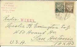 Mozambique LUSIADS Sc#256,#252 Lourenco Marques 25/1/39 "Radio" C/C ...