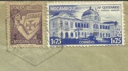 Mozambique Sc#266,#295 Lourenco Marques 1946 Registered commercial ...