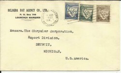 Mozambique LUSIADS Sc#265,#256,#252 Lourenco Marques 14/ABR/1937 ...