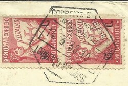 Mozambique Sc#254(x2)#263(x3) Lourenco Marques 14/3/38 to England