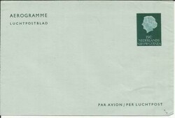 Netherlands New Guinea AEROGRAMME HG:FG3 unused
