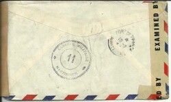 Martinique Sc#141(x2)#168(x5) FORT De FRANCE 17/3/42 Dual WWII ...