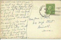 US ALASKA - SEATTLE & SEWARD WEST (T.P.O.) JUL/2/1931 REAL PHOTO ...