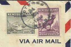Canada FIRST FLIGHT Mu#326 Botwood to Foynes, CROSBY CACHET, ...