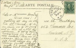 US Sc#300(single frank) SAN JUAN FEB/11/1908 postcard view ...