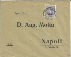 Venezuela Sc#254(single frank) CARUPANO 25/MAR/12 to Italy, ...