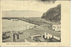 Horta Sc#20(single frank) 14/JUL03 postcard view "Porto Artificial da ...