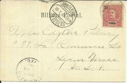 Horta Sc#20(single frank) 14/JUL03 postcard view "Porto Artificial da ...