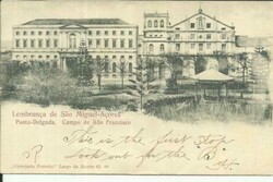 Ponta Delgada Sc#20(single frank) 11/MAR/03 postcard view "Lembranca ...