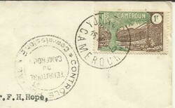 Cameroun Sc#201(single frank) YOKADOUMA 16/MAI/40 WWII Censor to ...