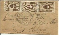 Cameroun NEW YORK WORLDS FAIR ISSUE Sc#223,#283(x5) KRIBI 1/MAI/44 ...