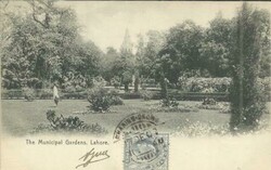 India 1/2d-EdwVII -PAKISTAN- 17/DE/07 postcard view "The Municipal ...