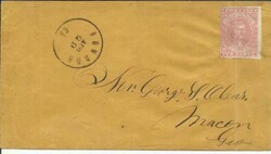 Confederate States of America Sc#5(single frank) BOWDON(Carroll ...