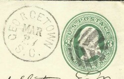 US -LEAF FANCY CANCEL- GEORGETOWN(Georgetown County)SOUTH CAROLINA ...