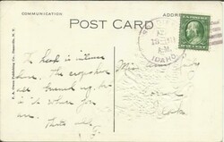 D.P.O.-SOLDIER(Camas County)IDAHO APR/13/1911 EASTER GREETING CARD to ...