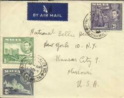Malta 2/value-SG#228(scarce)#219a,#222a PRINCE of WALES ROAD-SLIEMA ...
