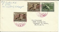 Ecuador GALAPAGOS ISLANDS Sc#L1(x2)#L3 SAN CRISTOBAL to USA, ...
