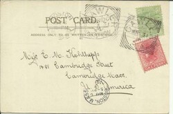 South Australia SG#293,#294 GAWLER MR/31/06 SQUARED CIRCLE postcard ...