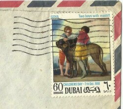 Dubai Stamp NOT LISTED in SCOTT-60d CHILDRENS DAY ISSUE 9/NOV/1968 ...